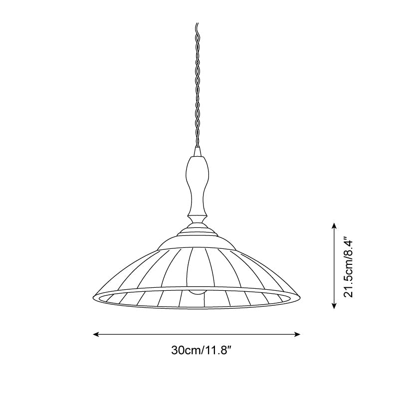 Zelená závěsná lampa Nolyn | Esilora