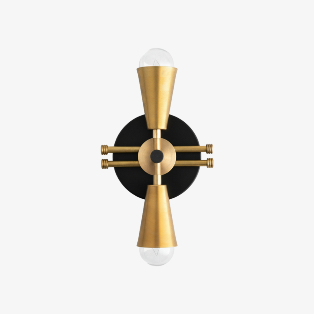 Pyralis Cone Silhouette Wall Lamp – Modern Industrial Style Sconce for Hallway & Entry | Esilora
