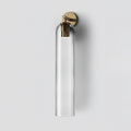 Art Glass Sconce Sand Nickel Smoke Gray Damp-rated LED Wall Light | Esilora