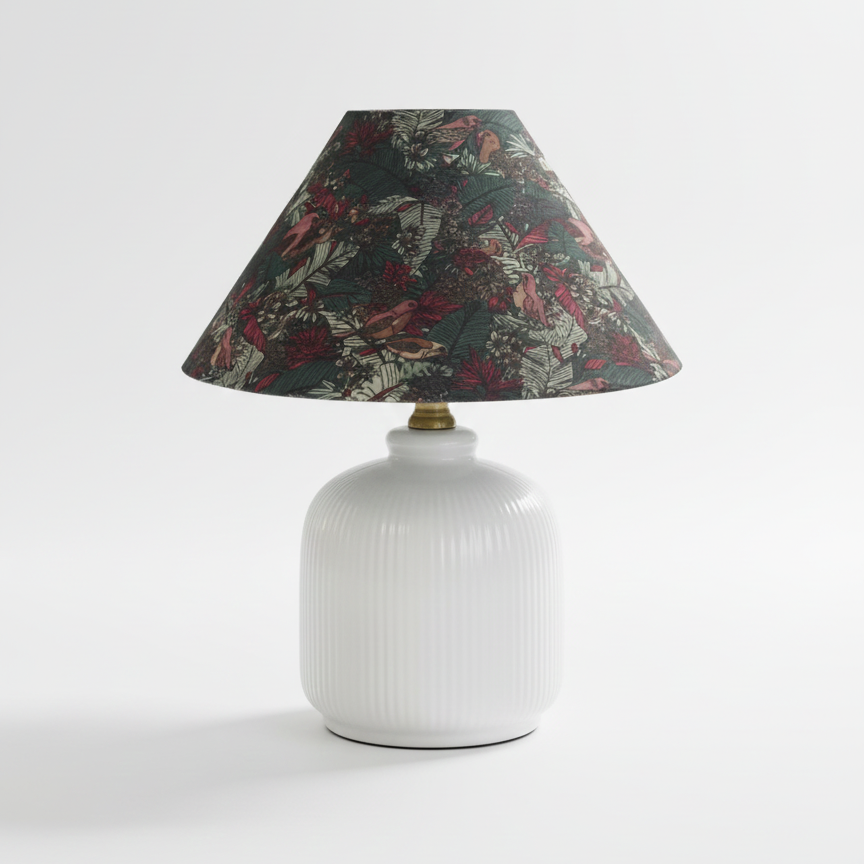 Evergreen Floral Table Lamp – Modern Minimalist Decorative Ambient Lighting for Living Room | Esilora
