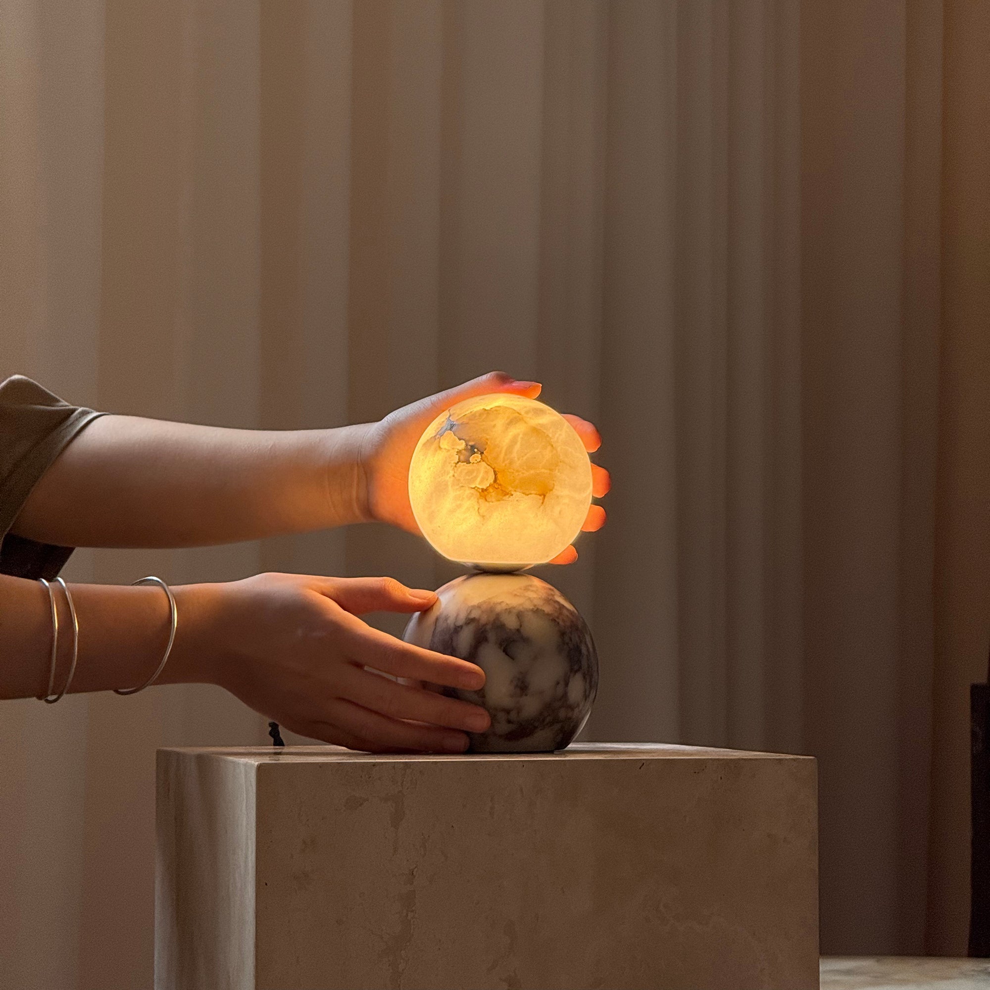 Lucide Marble Table Lamp | Esilora