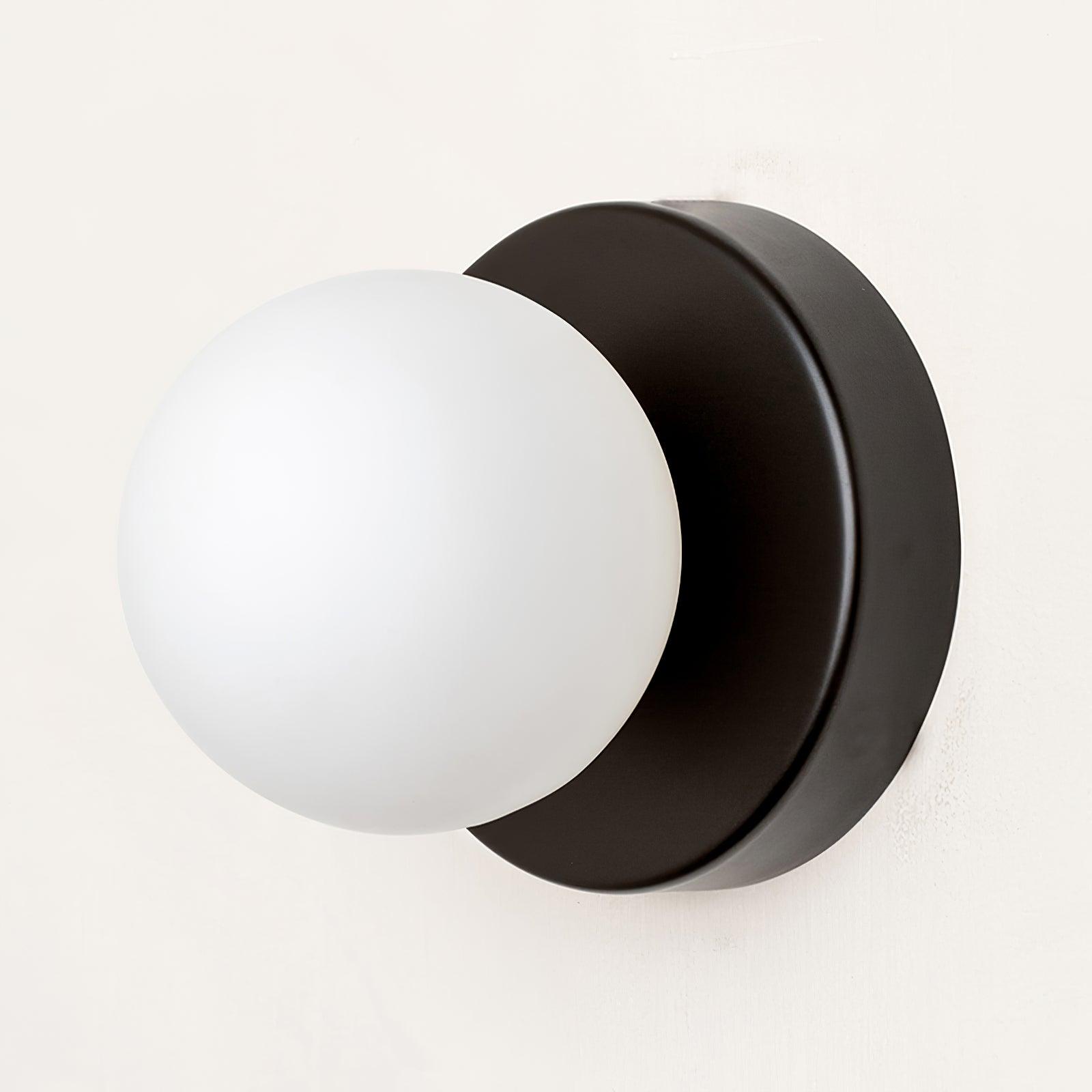 Rivolence Minimalist Fluid Modern Round Wall Sconce – Modern Indoor Accent Lighting for Bedroom or Study | Esilora