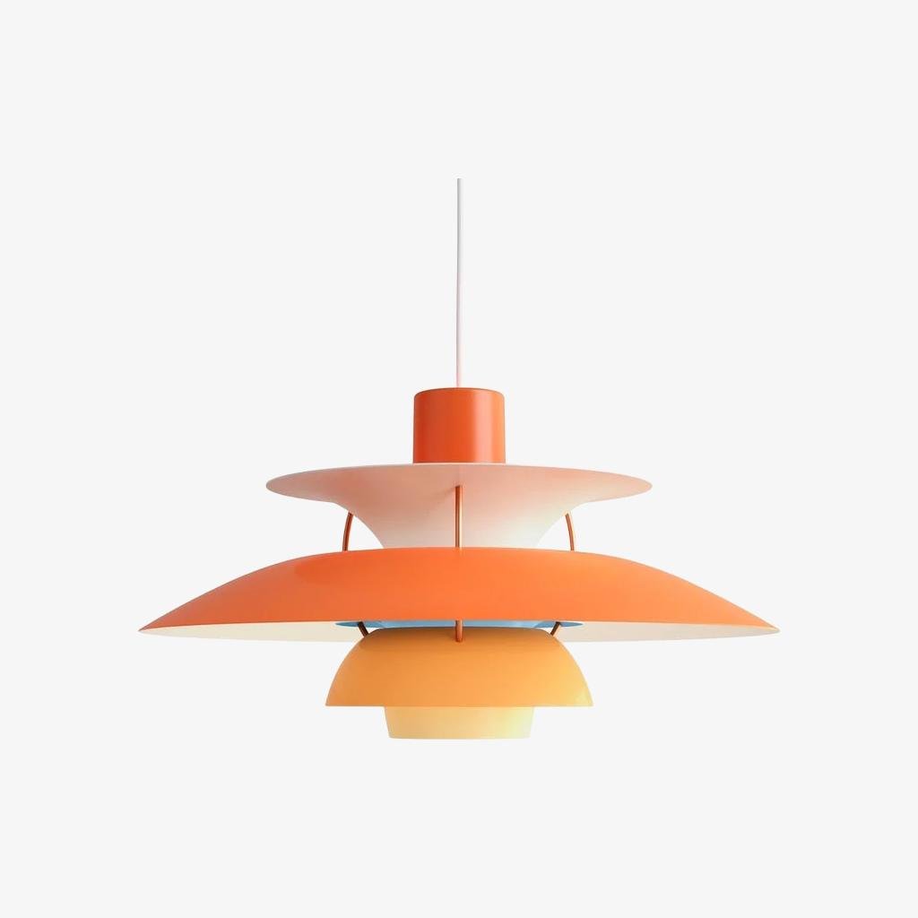 Layora Modern Scandinavian Pendant Light – Multi-Color Aluminum Design for Dining and Living Room N38 | Esilora