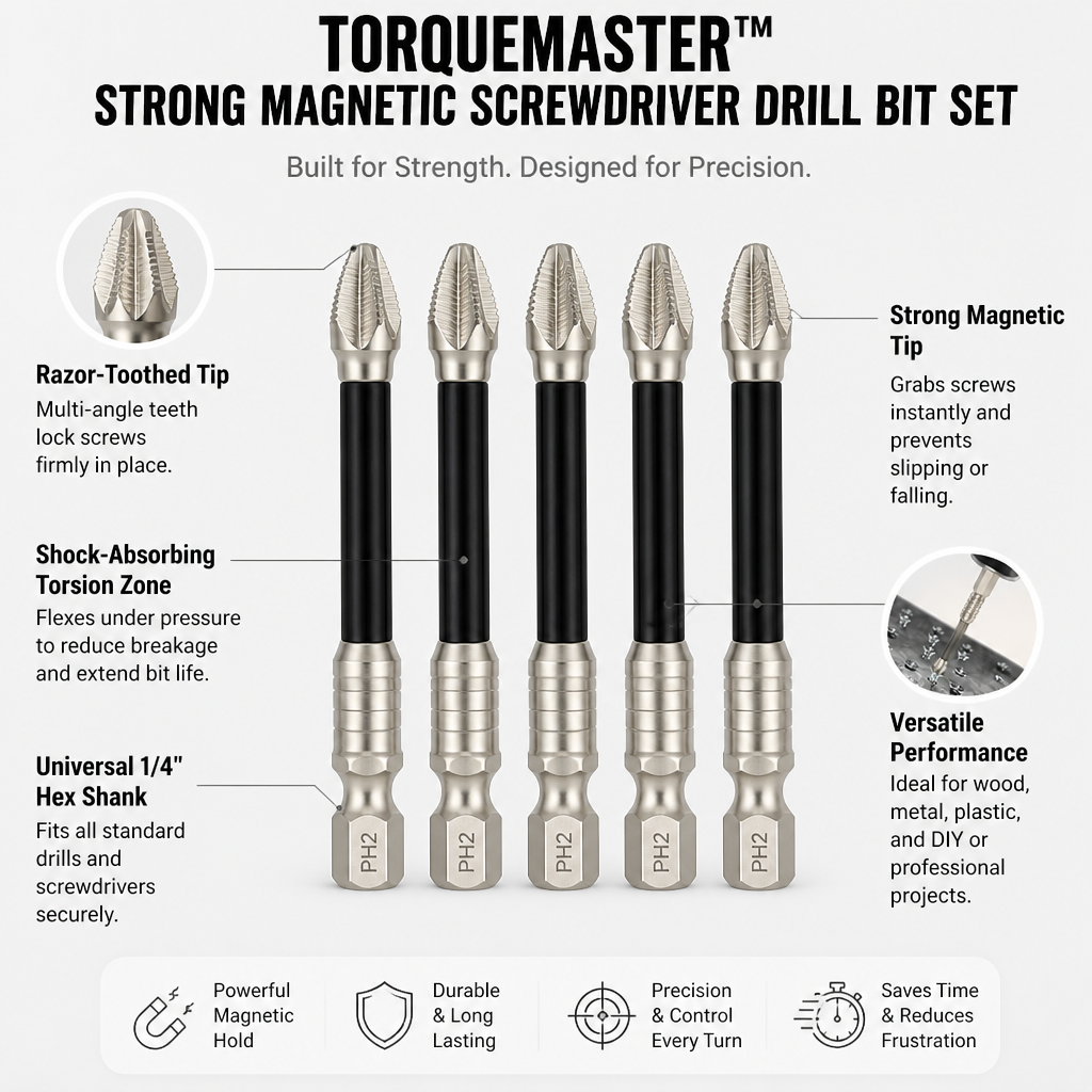 TorqueMaster — Bloquez chaque vis instantanément pour des projets impeccables et sans frustration - Esilora
