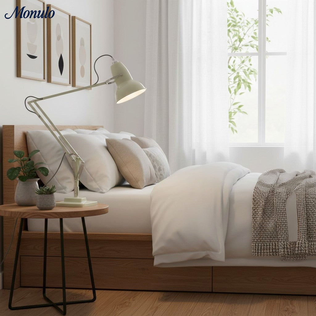 Modryx Adjustable Desk Lamp - Vintage Industrial Metal for Office and Bedroom | Esilora