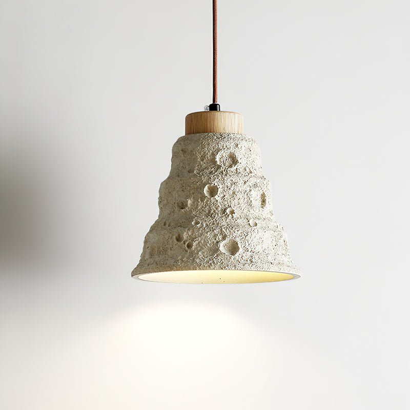 Japán wabi-sabi harang alakú cement függőlámpa M28 | Esilora
