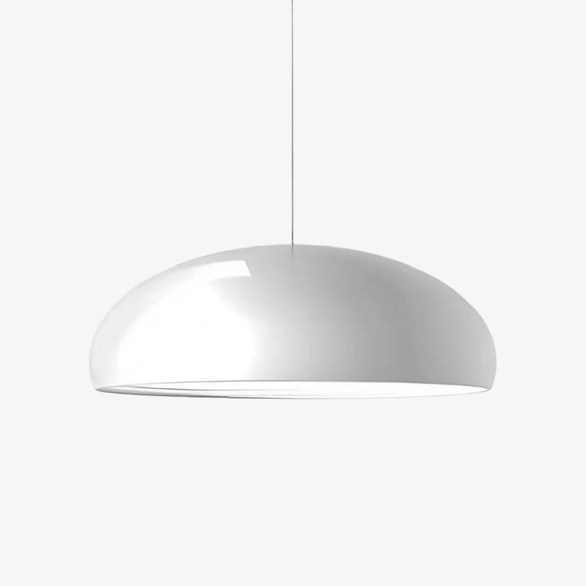 Lámpara colgante Haelen con forma de cuenco colorido - pantalla metálica moderna para comedor | Esilora