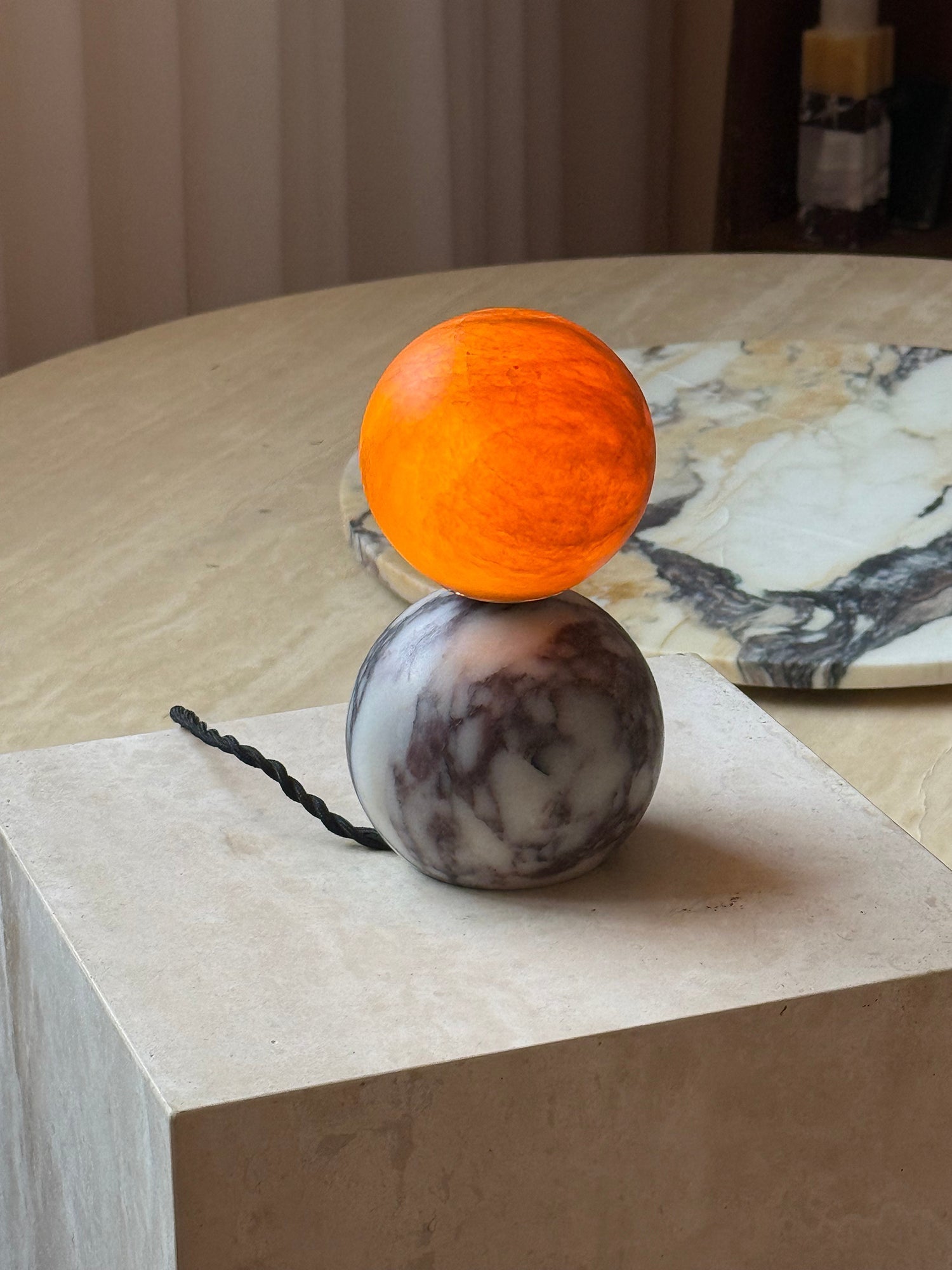 Lucide Marble Table Lamp | Esilora