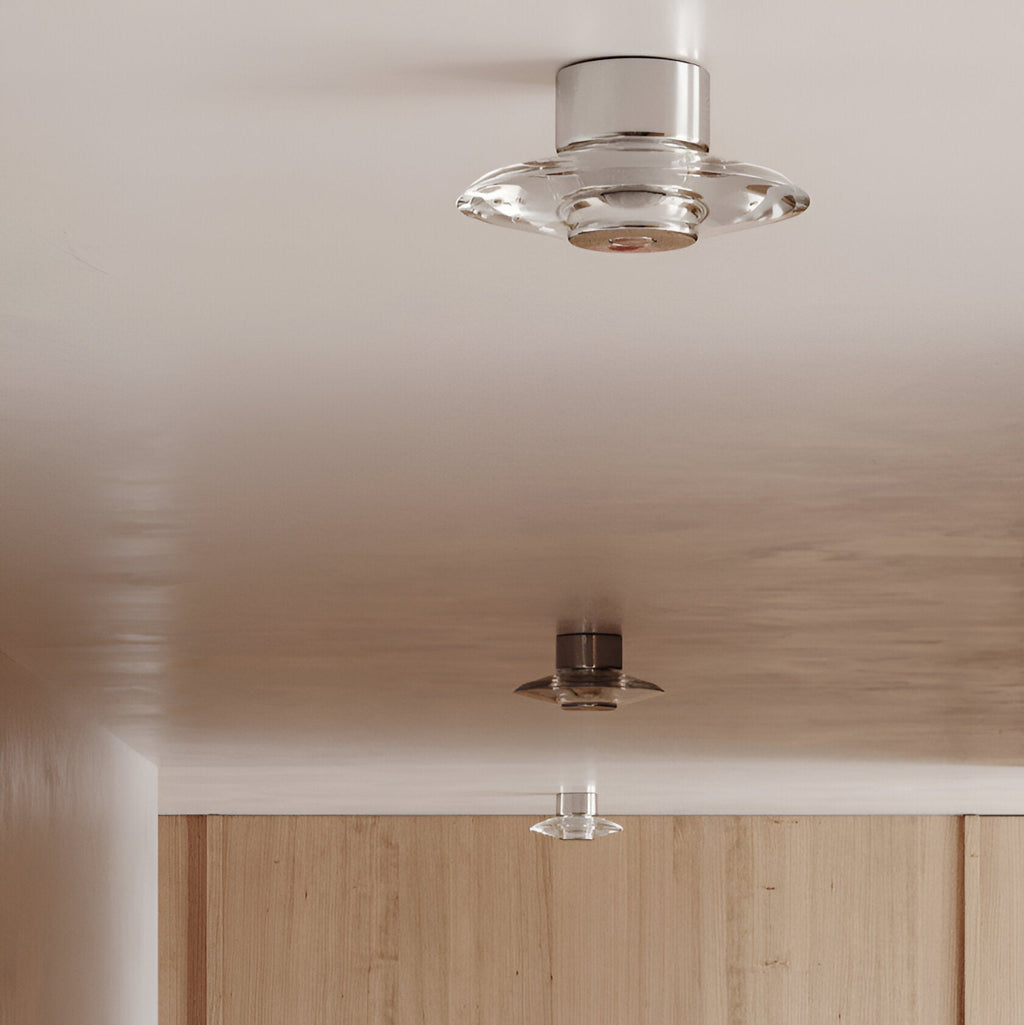 Italian Crystal Minimalist Clementine Wall Light | Esilora