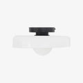 Glasenti Halo Disc Orb-taklampe og vegglampe – moderne skulpturell belysning for oppholdsrom N33 | Esilora
