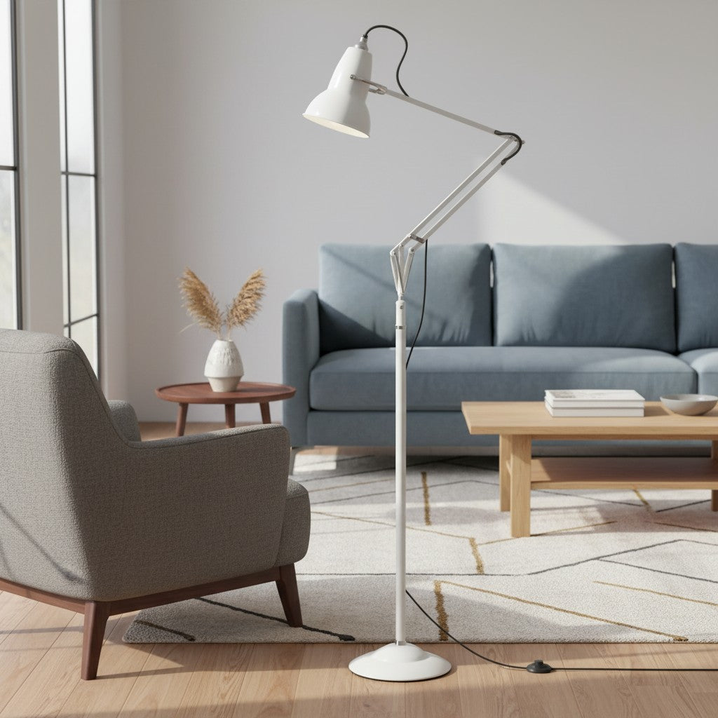 Modryx Modern Functional Design ‑ Industrial Adjustable Floor Standing Lamp for Home Interiors | Esilora
