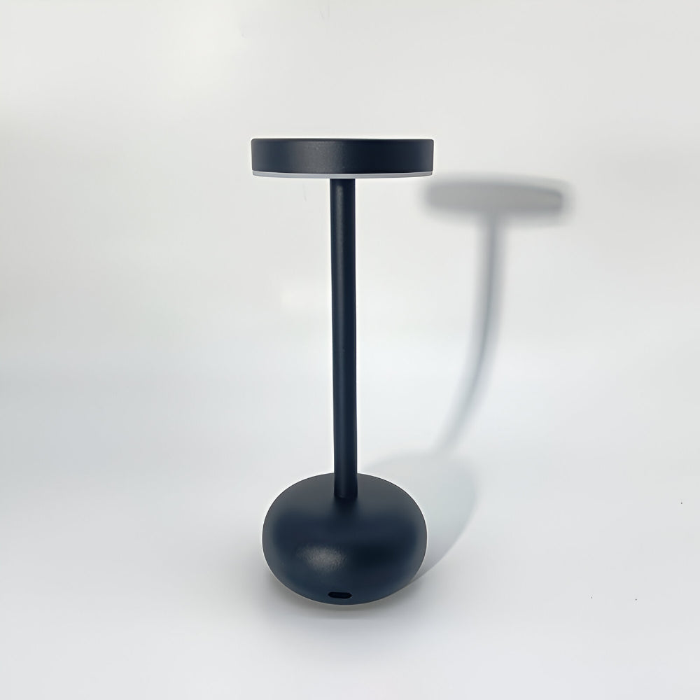 Modern Metal Table Lamp — LED Dimmable, USB Rechargeable, Touch Control
