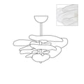 Lotus Leaf Layered Glass Chandelier | Esilora