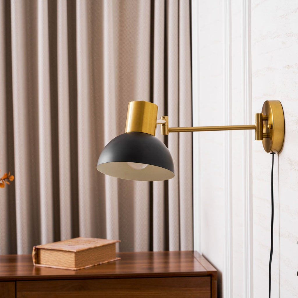 Adjustable Arm Plug In Wall Lamp | Esilora