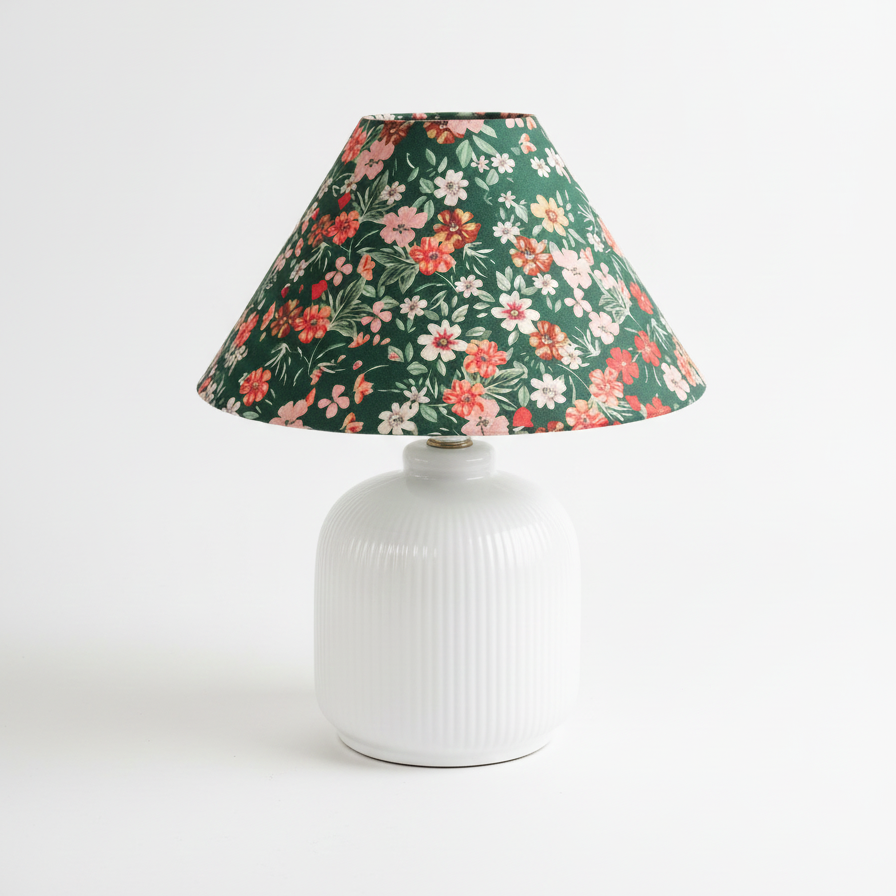 Evergreen Floral Table Lamp – Modern Minimalist Decorative Ambient Lighting for Living Room | Esilora