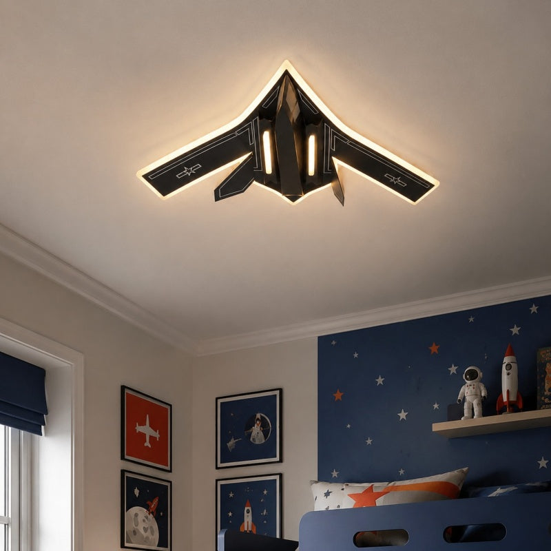 Jet Fighter LED Ceiling Light for Kids Bedroom | Esilora