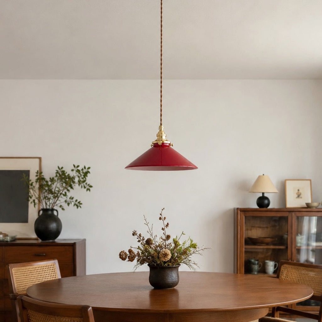 Vintage Glass Pendant Lamp for Kitchen | Esilora