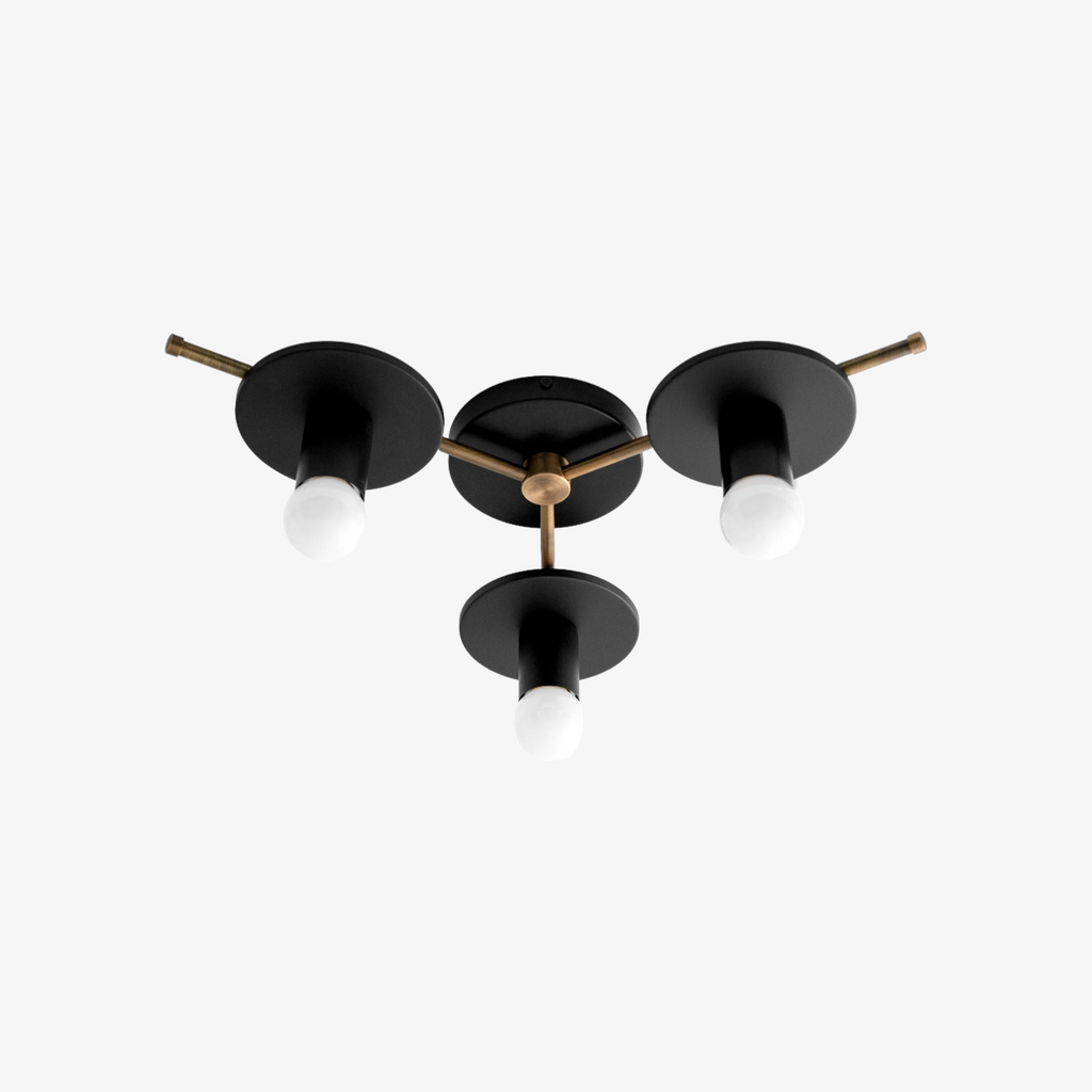 Radiro Globe Sculptural Trio Ceiling Lamp — Minimalist Modern Fixture for Living & Dining | Esilora