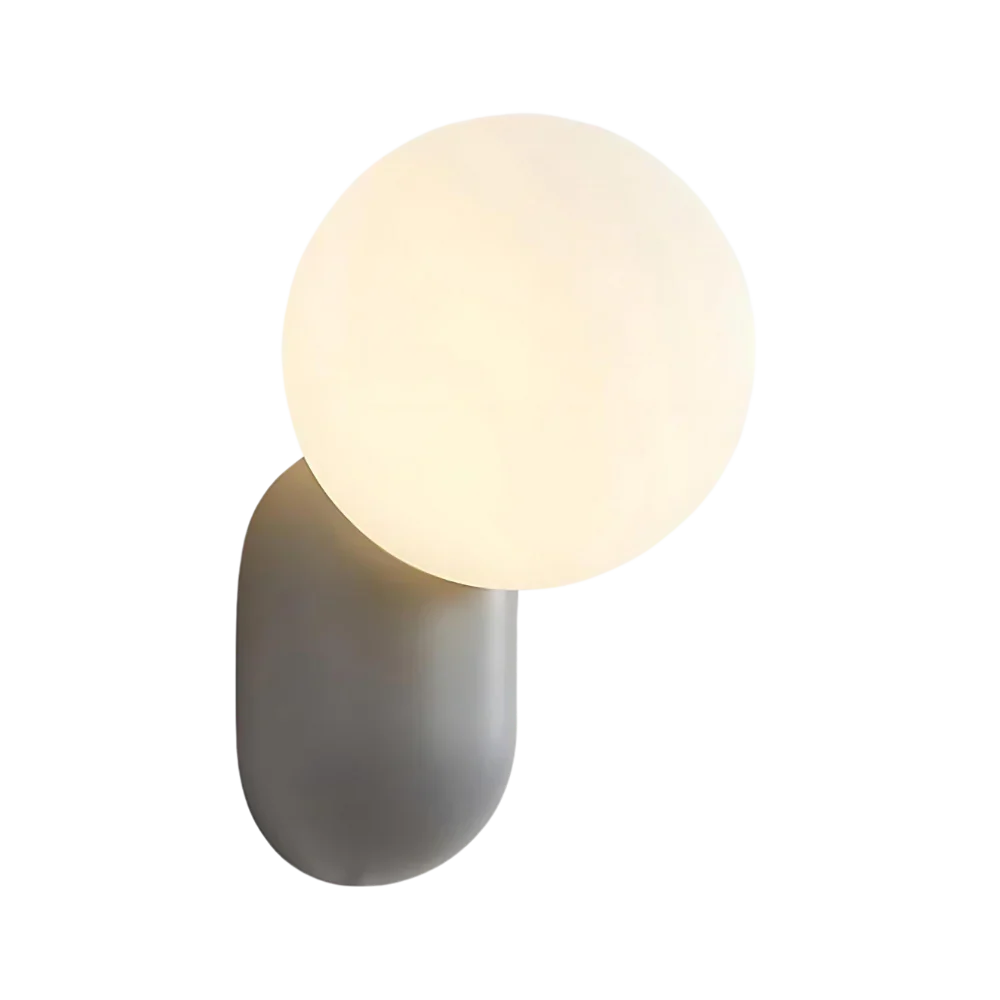 Luma Nordic Glass Orb Wall Light | Esilora