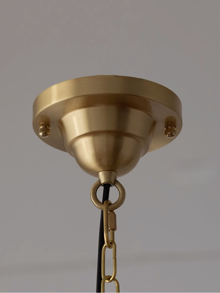 Opalume Glas-Pendelleuchte – Vintage Milchglas-Pendelleuchte im Art-Deco-Stil | Esilora