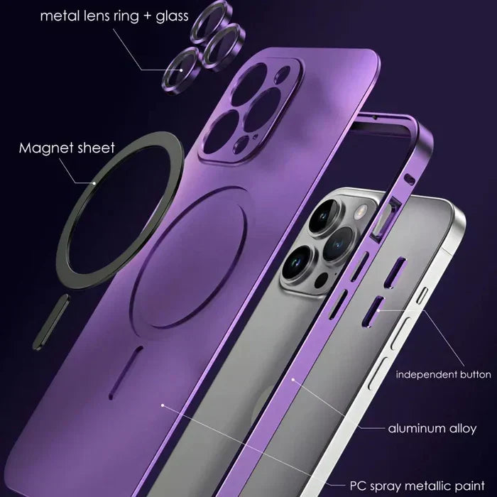 Slim and Durable Metal Smartphone Case for Daily Protection - Esilora