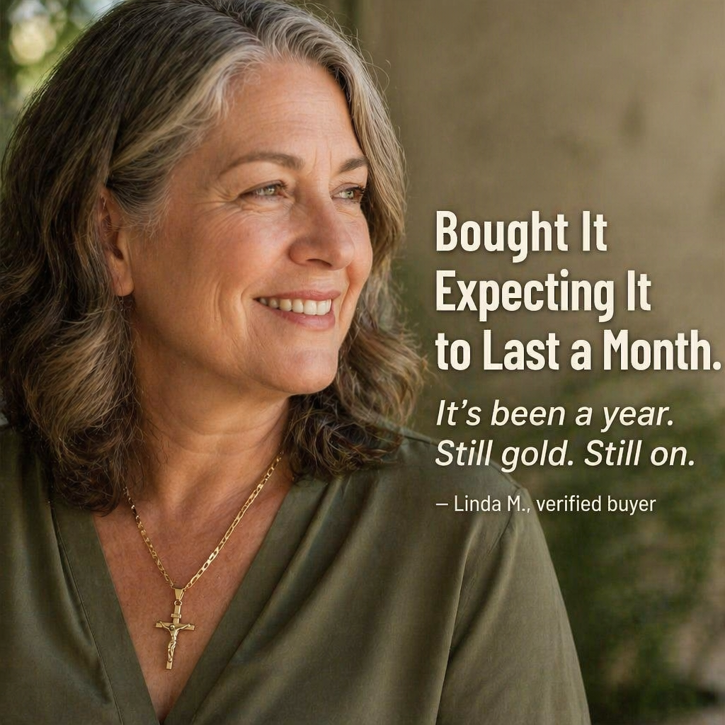 SolaraFaith — Wear a Crucifix That Won't Tarnish, Snap, or Turn Your Neck Green - Esilora