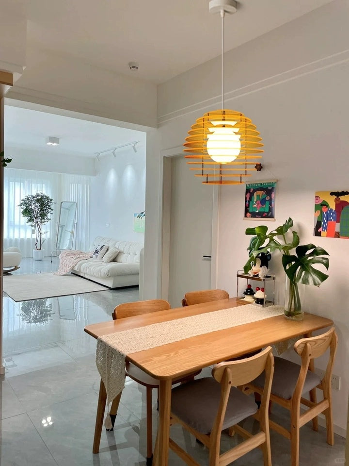 Bauhaus Memphis Acrylic Sunrise Pendant Lamp – AFTTERGLOW S4 | Esilora