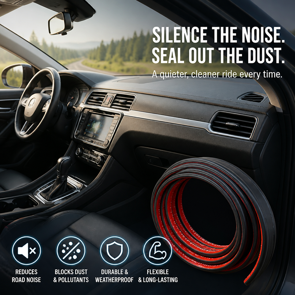 SilenSeal — Transform Your Car Into a Whisper-Quiet, Dust-Free Sanctuary - Esilora