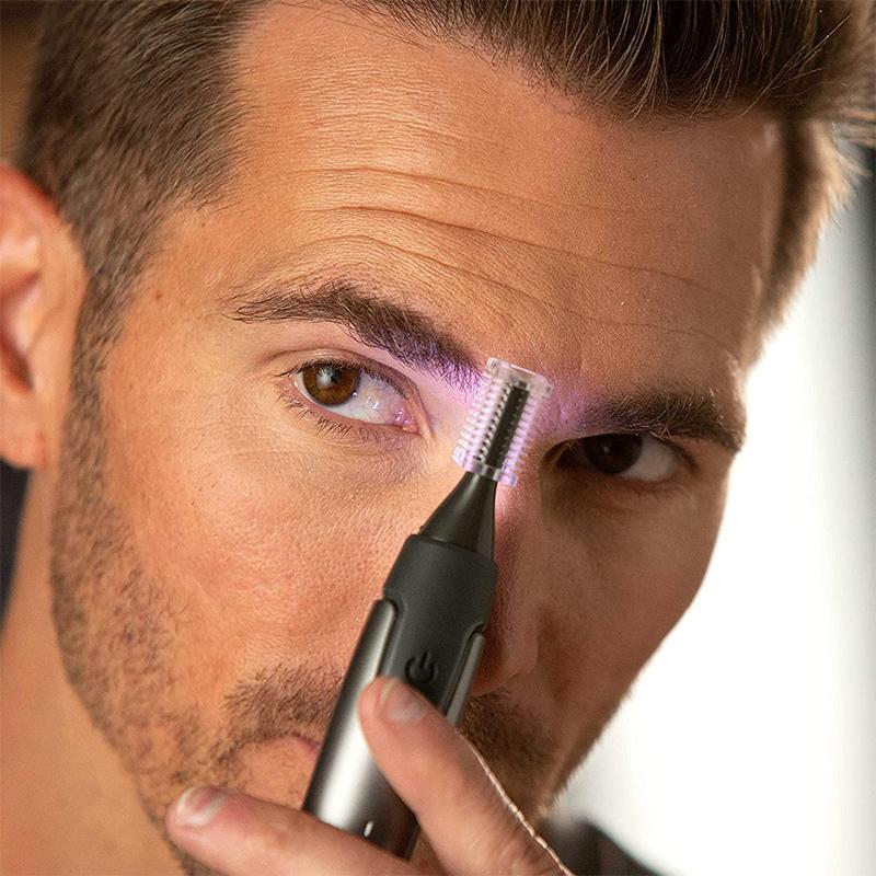 Precision Trimmer with LED Light and Titanium Blades - Esilora