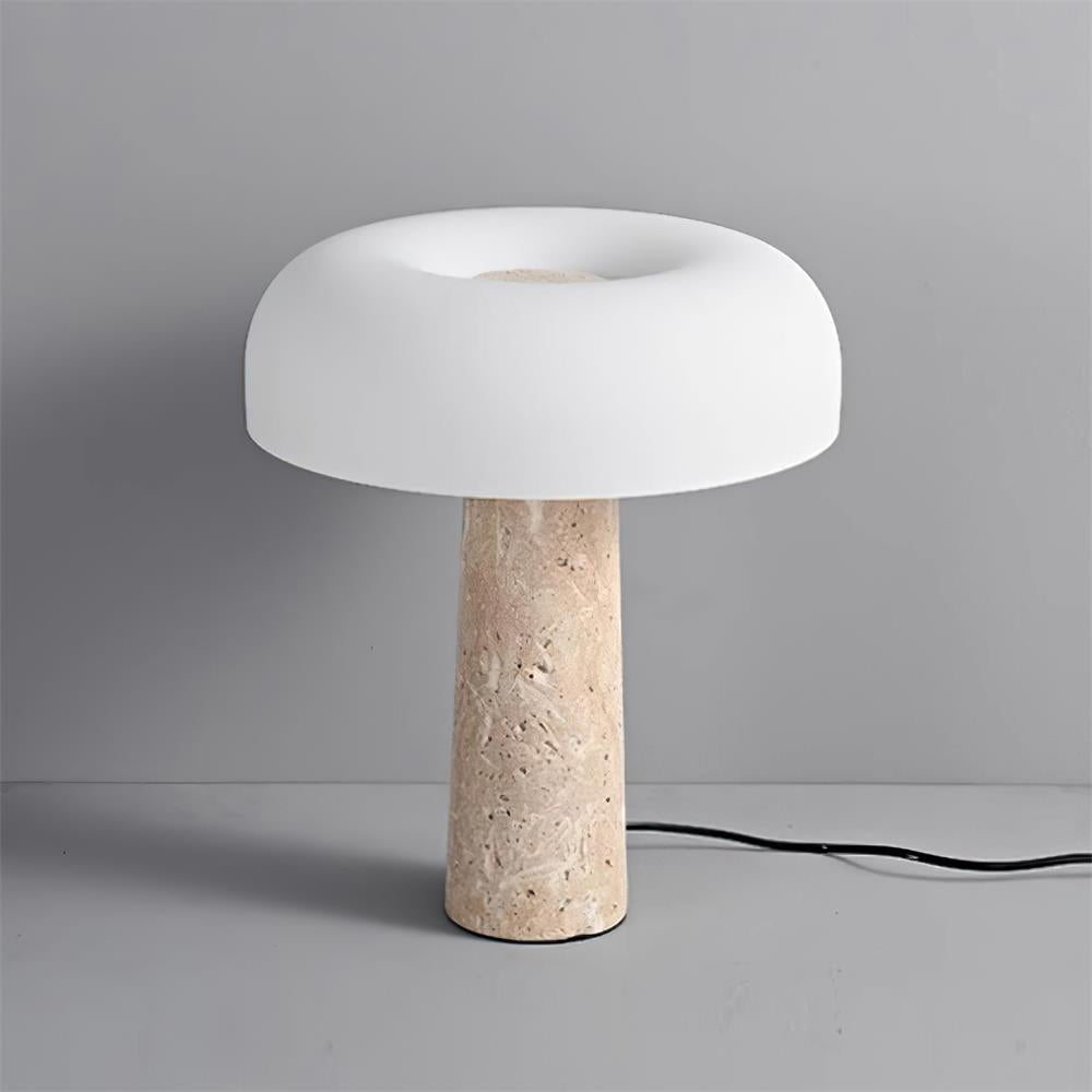 Kine Travertine Table Lamp | Esilora