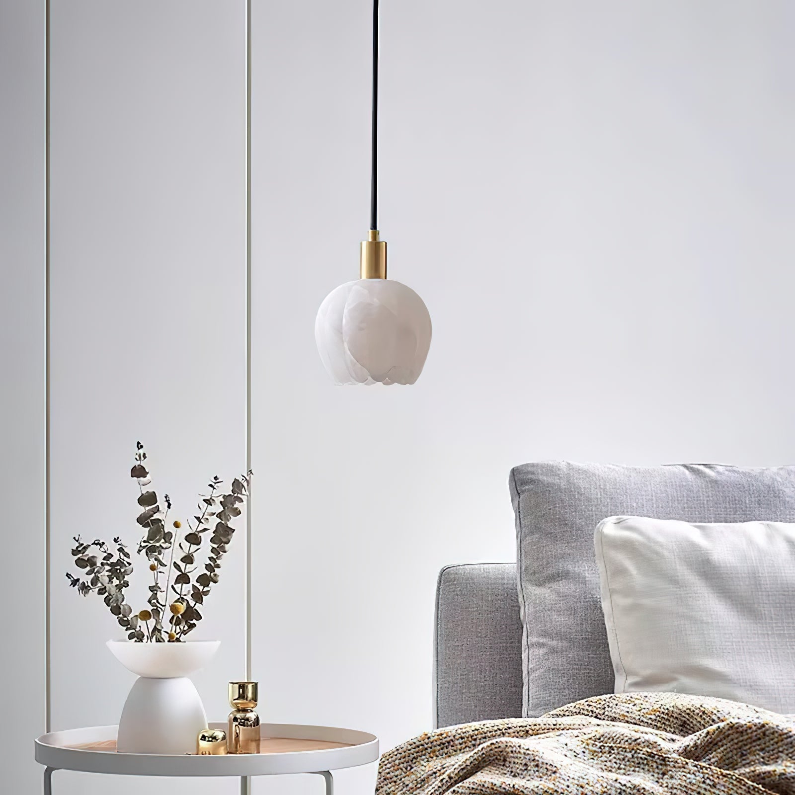Lilin pendellampe i alabast | Esilora