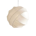 Wabi Sabi Silk Ball Japandi Pendant Light | Esilora