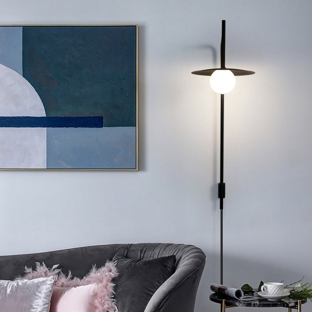 Nordic Swing Arm Wall Lamp for Living Room M22 | Esilora