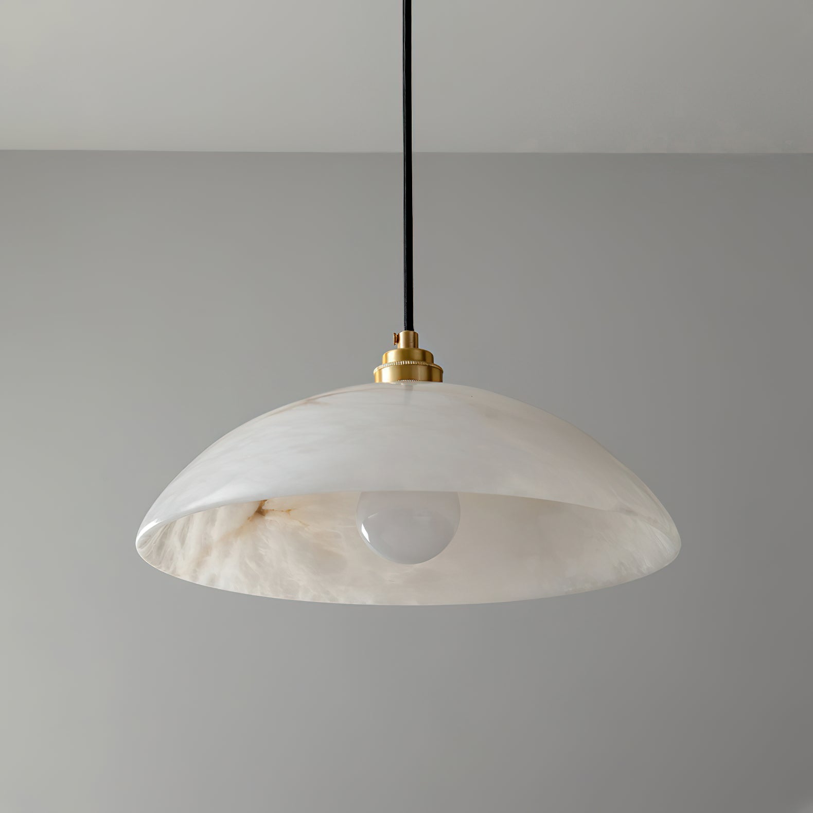 Alabaster Dome Pendant Light | Esilora