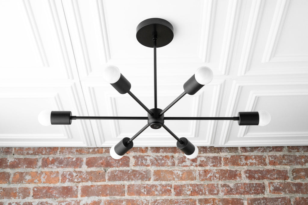Mobilux Line Mid Century Modern Kronleuchter - 6-flammige Hängeleuchte | Esilora
