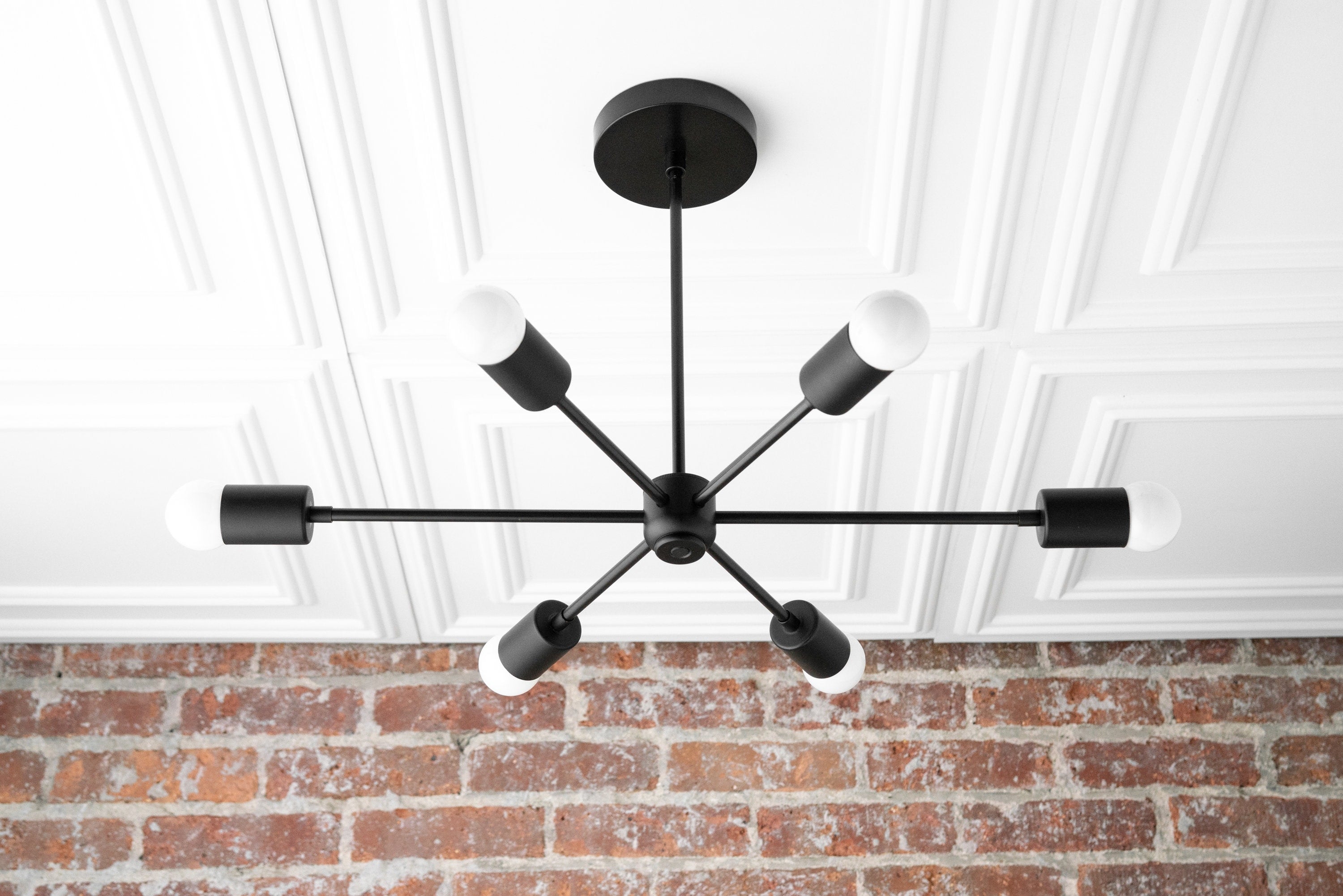 Mobilux Line Mid Century Modern Kronleuchter - 6-flammige Hängeleuchte | Esilora