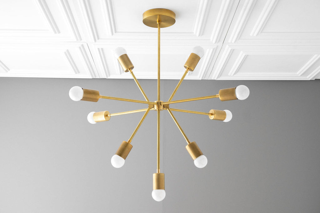 Mobilux Line Moderner Kronleuchter - Mid Century Deckenleuchte | Esilora