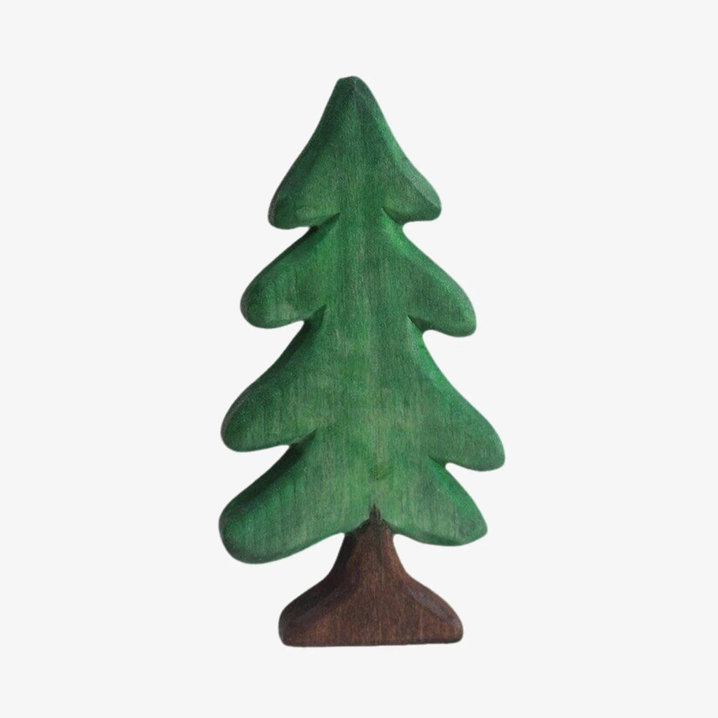 Ornement de table en bois représentant un pin vert fait main | Esilora