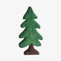 Ornement de table en bois représentant un pin vert fait main | Esilora