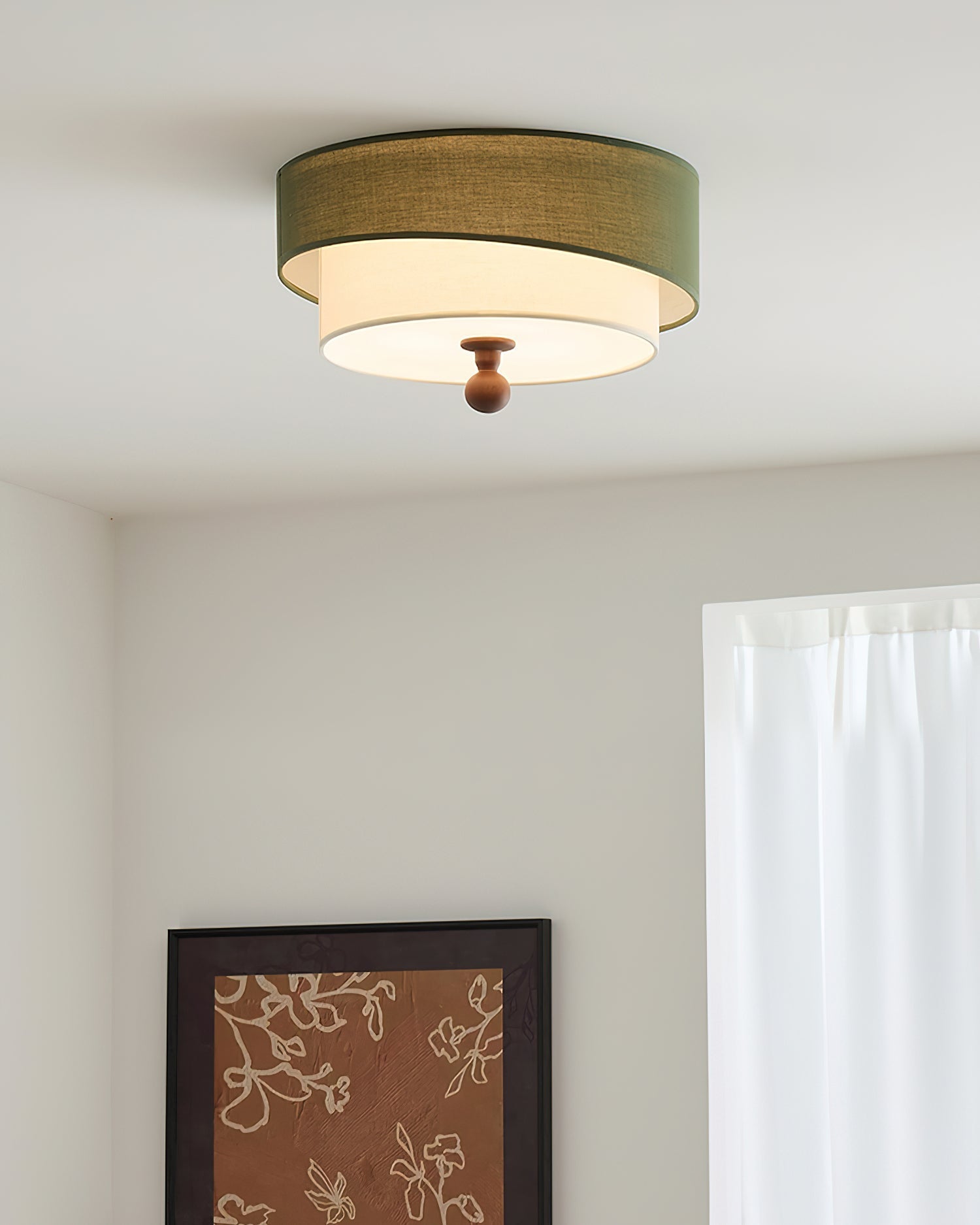 Modern Minimalist Ceiling Lamp Clean Line Flush for Bedroom Living Room | Esilora