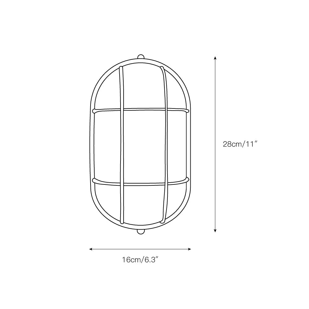 Aplique de pared exterior Chatham de Garden Trading | Esilora