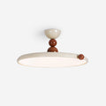 Round Flying Disc Ceiling Light - Retro Style Metal Acrylic | Esilora