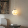 Nordic Minimalist Alabaster Pendant Light | Esilora