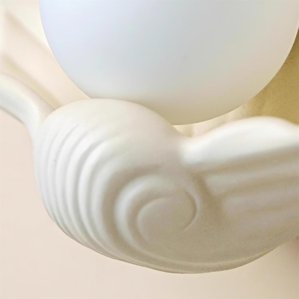 Nautris Shell Wall Lamp - Vintage Resin Lamp for Living Room | Esilora