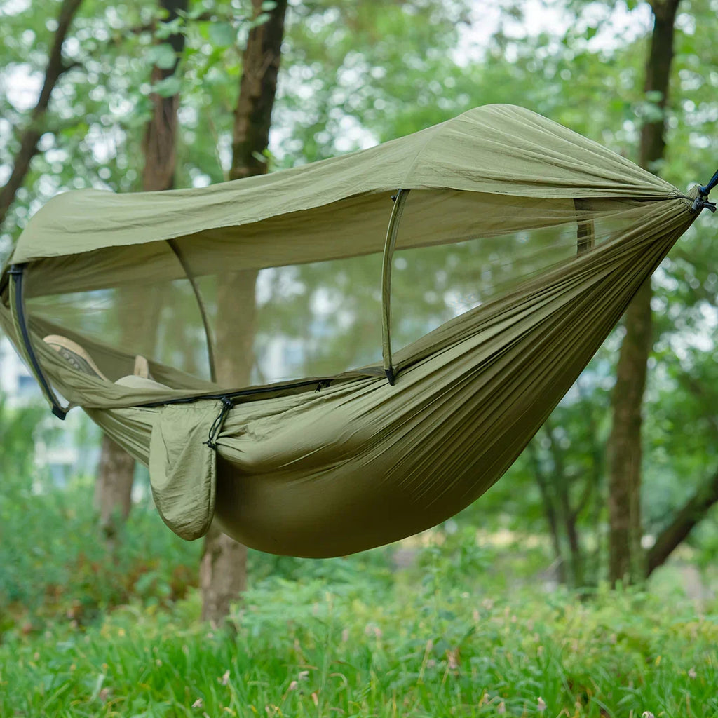 Outdoor Hammock with Mosquito Net and Sun Protection - Esilora