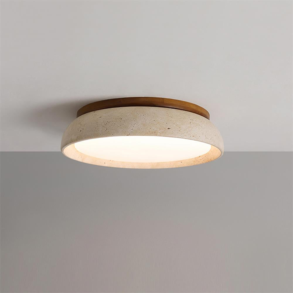 Piedra Travertine Ceiling Light | Esilora