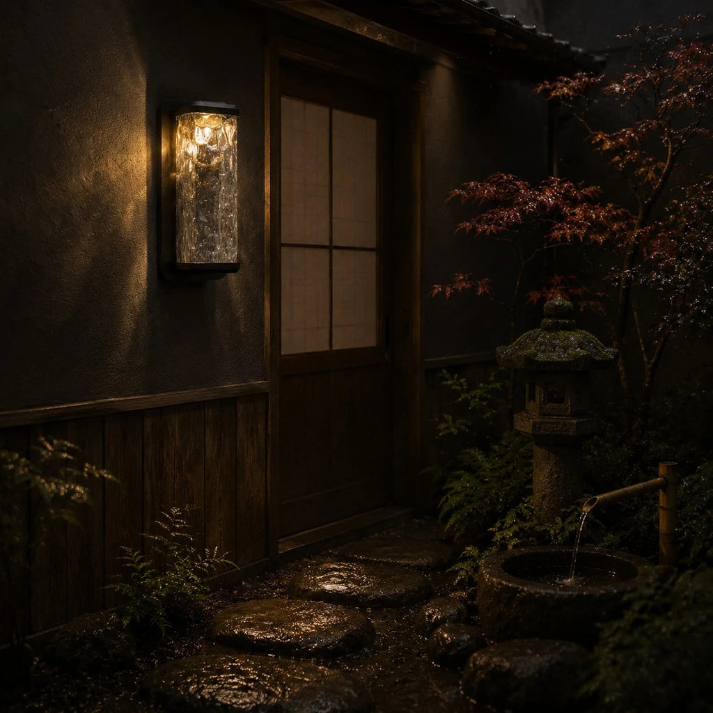 Outdoor wasserdichte LED-Wandlampe mit strukturierter Schirm | Esilora