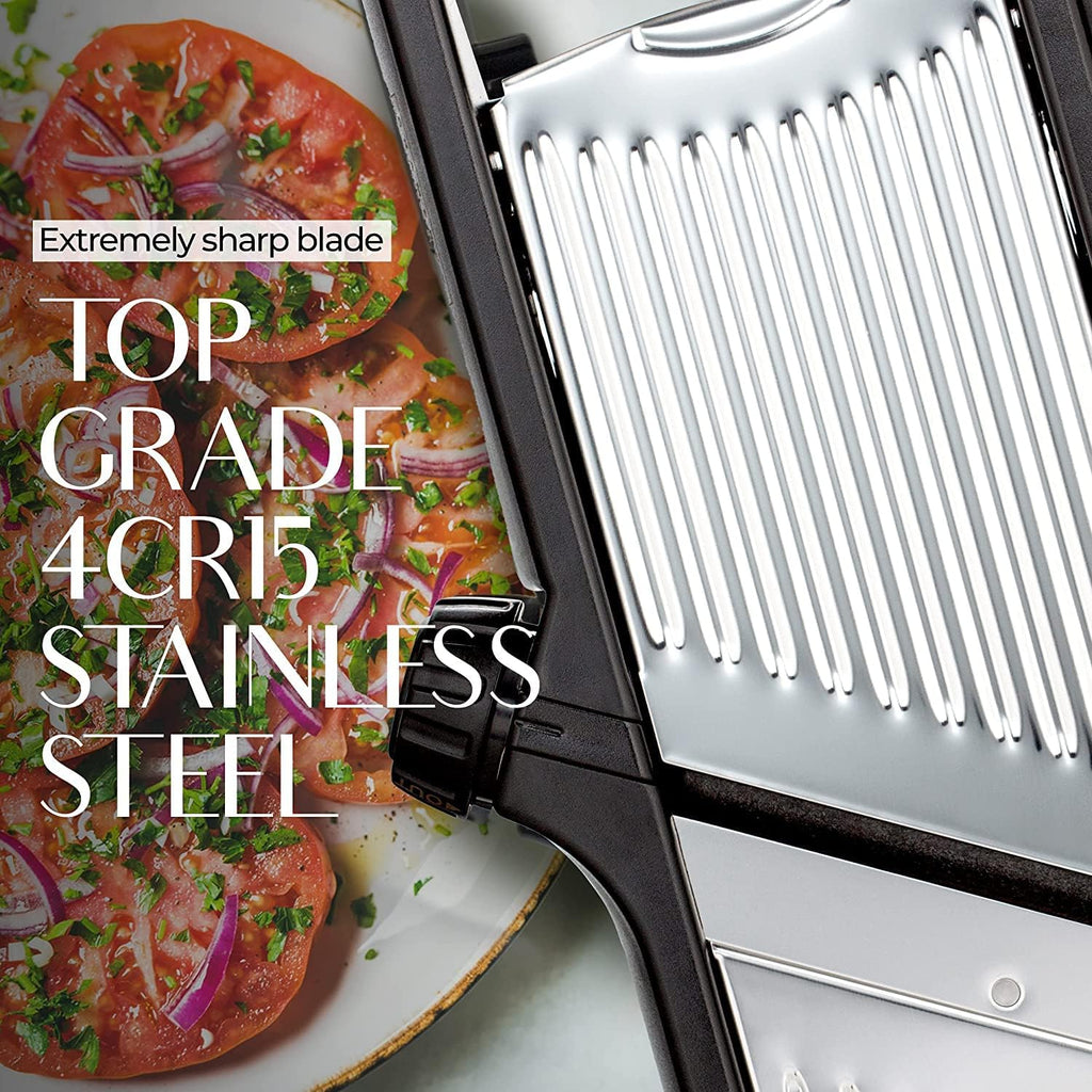 Precision Food Slicer with Safety Gloves – Safe Kitchen Tool for Meal Prep - Esilora