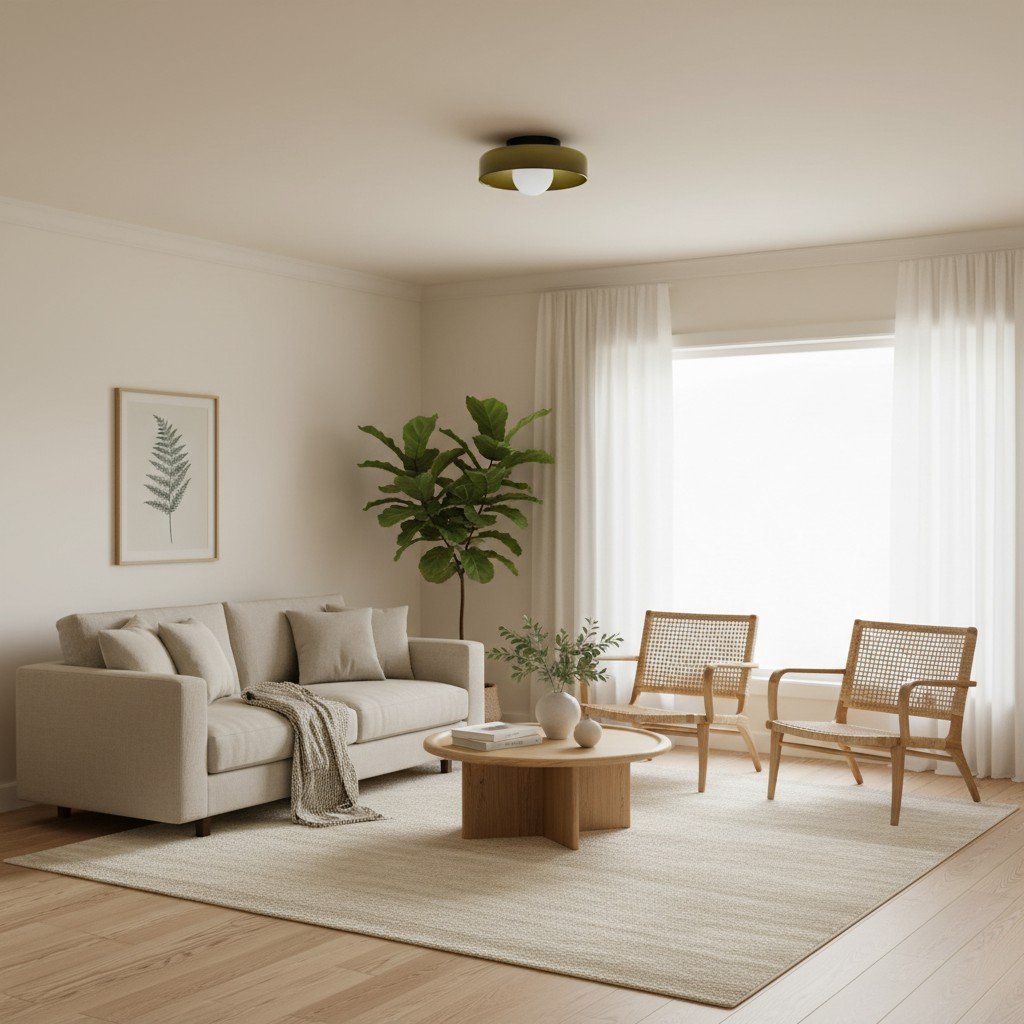 Lampada da soffitto e da parete Glasenti Halo Disc Orb – Illuminazione scultorea moderna per gli ambienti domestici U29 | Esilora