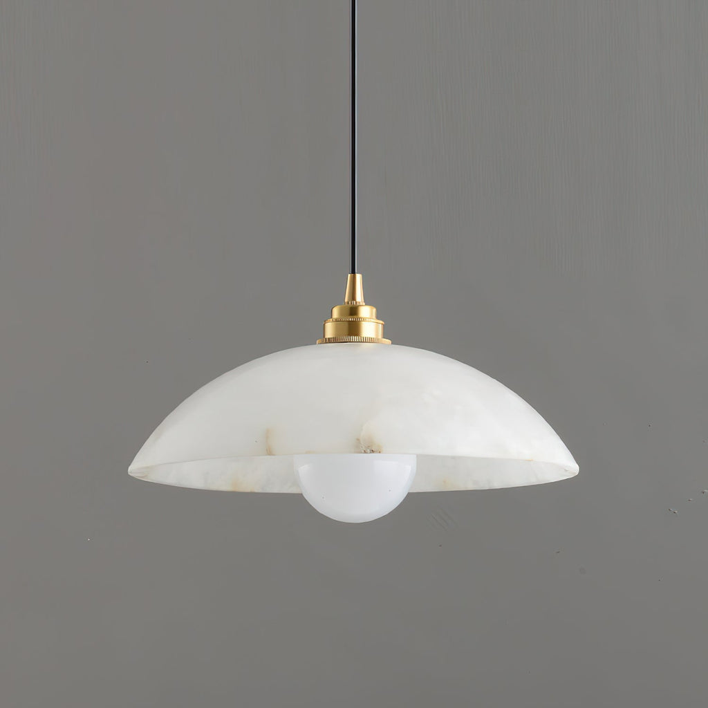 Alabaster Dome Pendant Light | Esilora